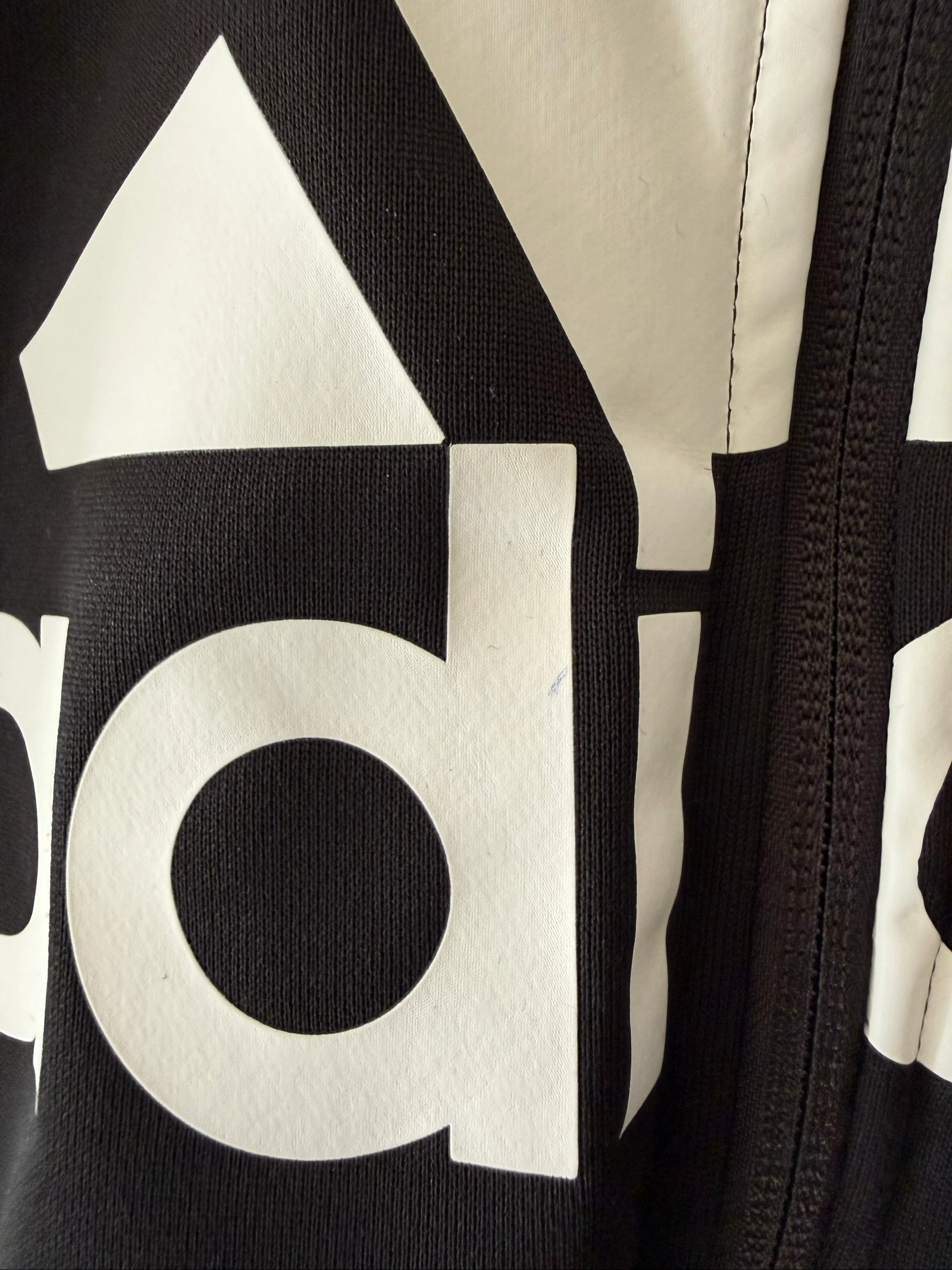 Veste Adidas Criança 9-10 Anos 140 Preta & Branca com Zíper – Muito Bom Estado – photo 5